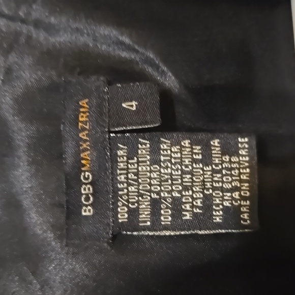 BCBGMaxAzria  Leather Jacket sz4 - Picture 2 of 10